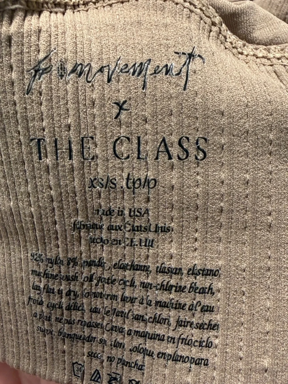 FP Movement x The Class Good Karma Super Plunge Bra-XS/S-NWOT(Flawed) - Picture 5 of 10